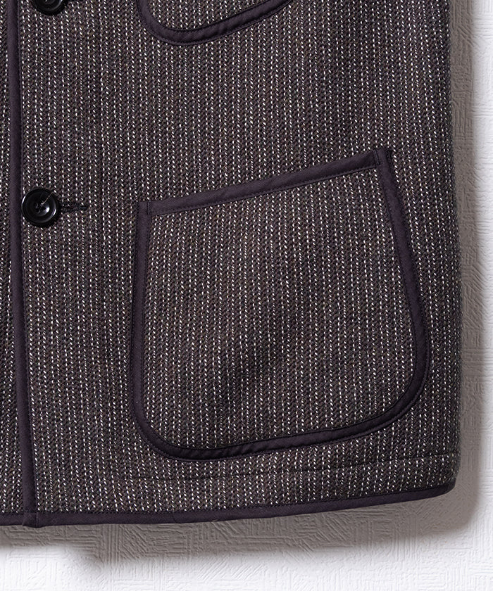 【AUBERGE】BROWN - OX GREY / オーベルジュ ブラウン ブラウンズビーチベスト 2025AW 2025秋冬 正規取扱店 神奈川 鎌倉 オンラインショップ 通販