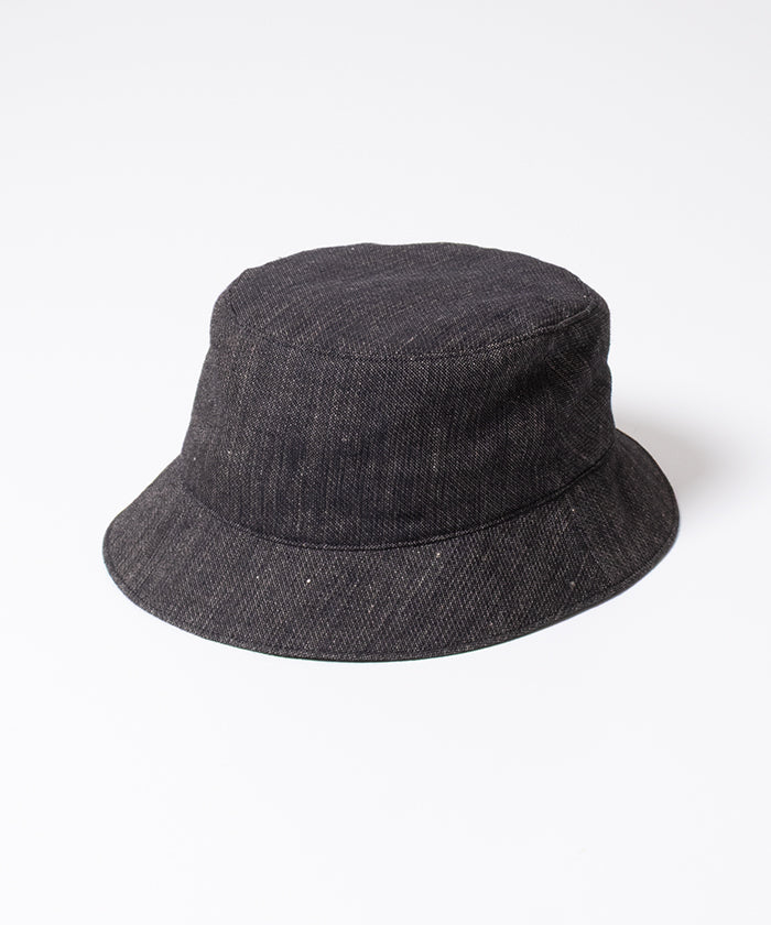 Needles バケットハット Lサイズ 黒 Needles】BUCKET HAT LINEN WOOL TWILL - BLACK / ニードルズ バケット