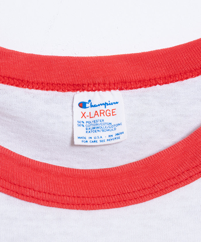 1980's CHAMPION RINGER TEE MICKEY MOUSE ABAC / チャンピオン リンガーTシャツ ミッキーマウス ヴィンテージ ビンテージ 古着 XLサイズ 通販 オンラインショップ 神奈川 鎌倉
