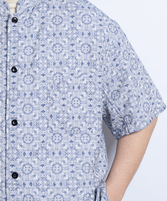 【OUTIL】CHEMISIER ARLEY / ウティ ジャカードフレンチシャツ スタンドカラー 2025SS 2025春夏 正規取扱店 神奈川 鎌倉 オンラインショップ 通販