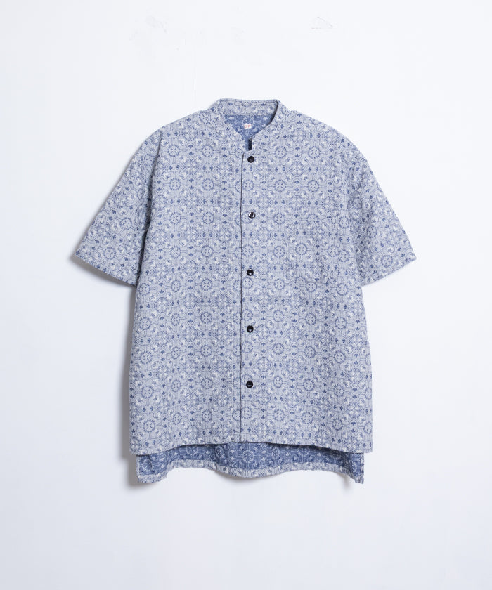 【OUTIL】CHEMISIER ARLEY / ウティ ジャカードフレンチシャツ スタンドカラー 2025SS 2025春夏 正規取扱店 神奈川 鎌倉 オンラインショップ 通販