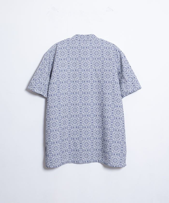 【OUTIL】CHEMISIER ARLEY / ウティ ジャカードフレンチシャツ スタンドカラー 2025SS 2025春夏 正規取扱店 神奈川 鎌倉 オンラインショップ 通販