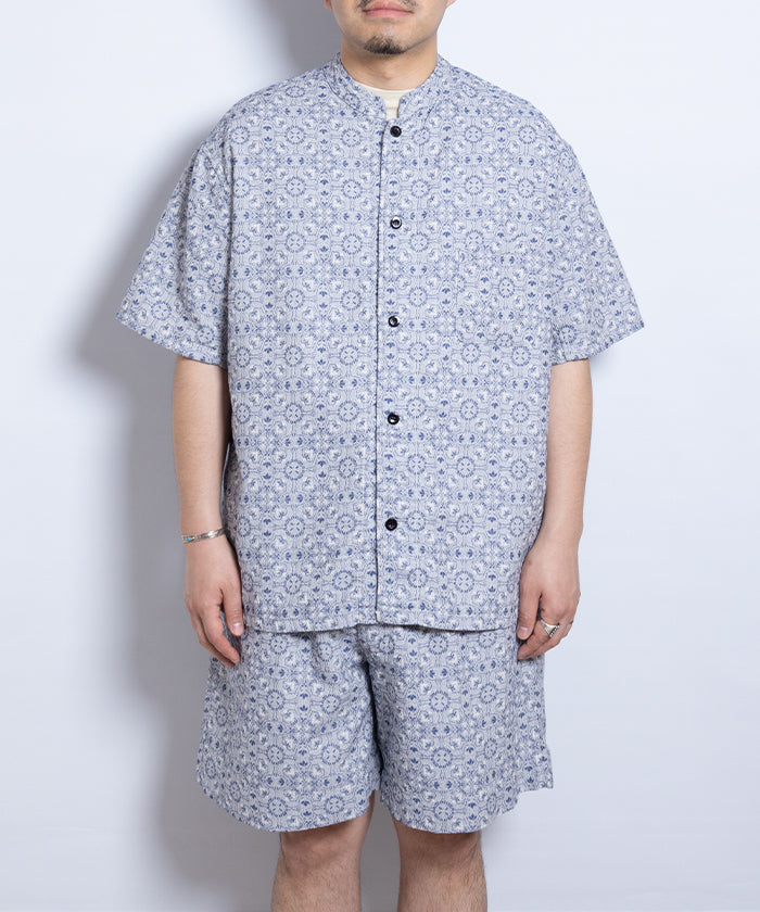 【OUTIL】CHEMISIER ARLEY / ウティ ジャカードフレンチシャツ スタンドカラー 2025SS 2025春夏 正規取扱店 神奈川 鎌倉 オンラインショップ 通販