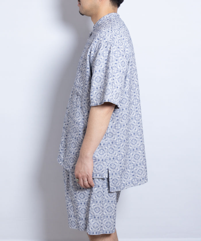 【OUTIL】CHEMISIER ARLEY / ウティ ジャカードフレンチシャツ スタンドカラー 2025SS 2025春夏 正規取扱店 神奈川 鎌倉 オンラインショップ 通販