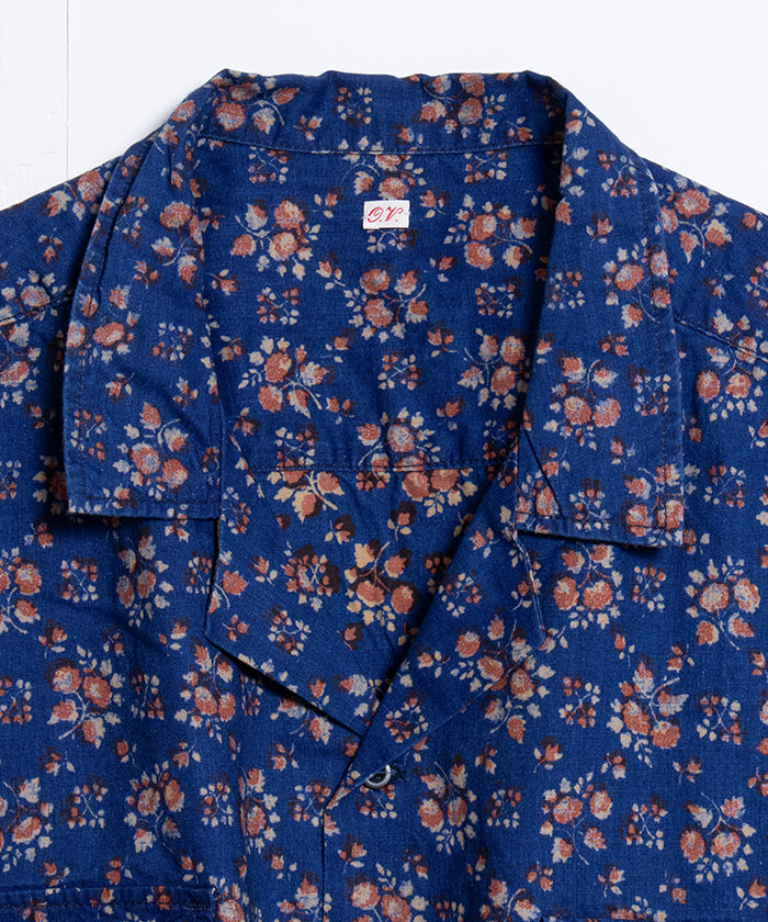 【OUTIL】CHEMISIER COLETTA - FLOWER / ウティ シュミジエ コレット 開襟シャツ 2025SS 2025春夏 総柄 花柄 半袖シャツ 正規取扱店 神奈川 鎌倉オンラインショップ 通販