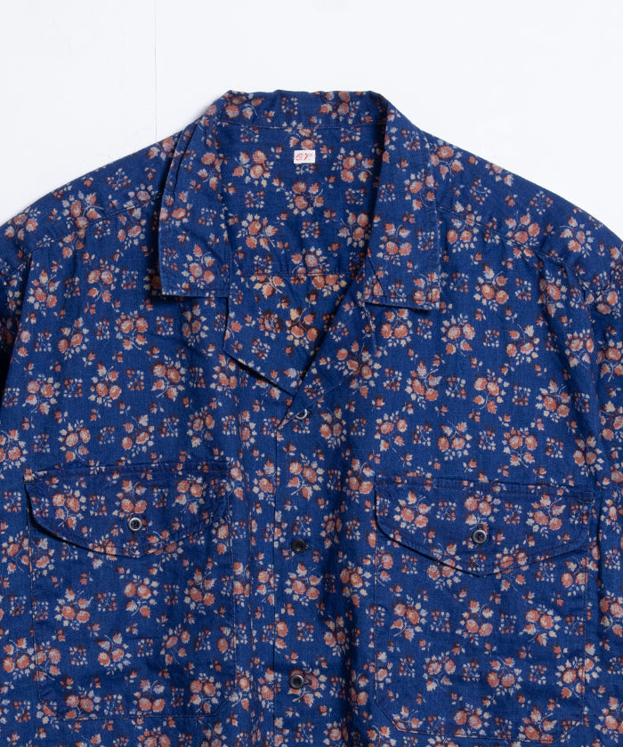 【OUTIL】CHEMISIER COLETTA - FLOWER / ウティ シュミジエ コレット 開襟シャツ 2025SS 2025春夏 総柄 花柄 半袖シャツ 正規取扱店 神奈川 鎌倉オンラインショップ 通販