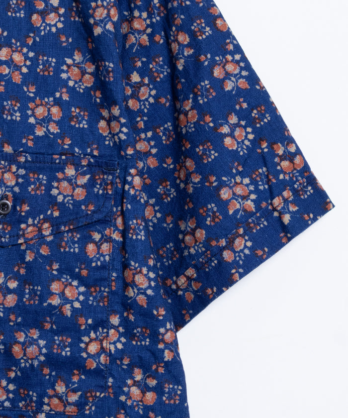 【OUTIL】CHEMISIER COLETTA - FLOWER / ウティ シュミジエ コレット 開襟シャツ 2025SS 2025春夏 総柄 花柄 コットンリネンシャツ 正規取扱店 神奈川 鎌倉オンラインショップ 通販