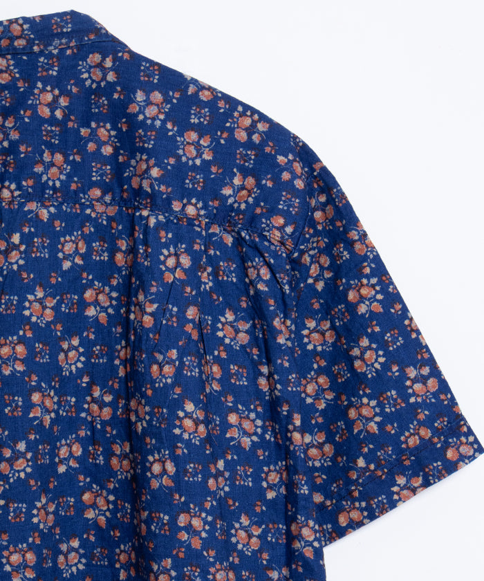 【OUTIL】CHEMISIER COLETTA - FLOWER / ウティ シュミジエ コレット 開襟シャツ 2025SS 2025春夏 総柄 花柄 コットンリネンシャツ 正規取扱店 神奈川 鎌倉オンラインショップ 通販