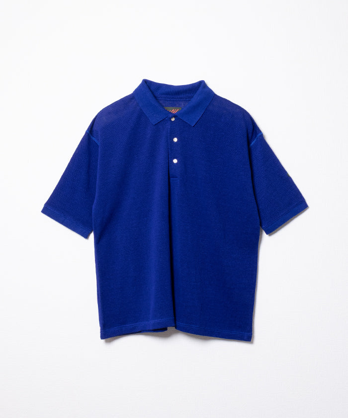 ウティ CHEMISIER WISSANT ポロシャツ リネン フランス製 OUTIL】CHEMISIER WISSANT BLUE QUARTZ / ウティ リネン 半袖