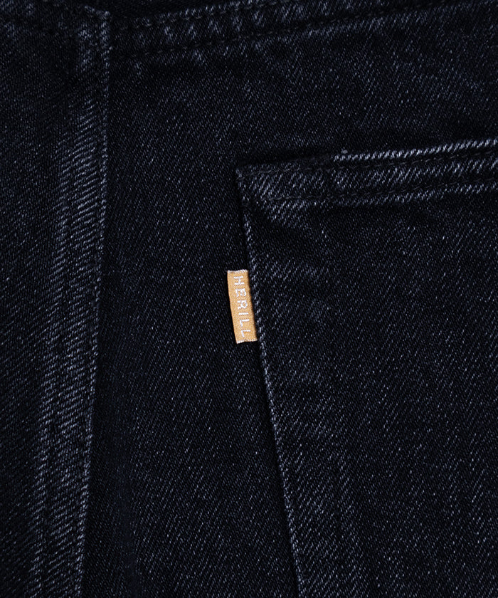 【HERILL】CIOTA DENIM 4PK - BLACK VINTAGE WORN / ヘリル シオタデニム 4ポケット ブラックインディゴヴィンテージ加工 2025AW 正規取扱店 神奈川 鎌倉 オンラインショップ 通販