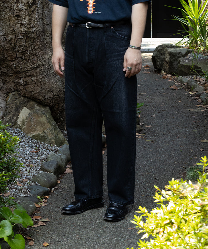【HERILL】CIOTA DENIM 4PK - BLACK VINTAGE WORN / ヘリル シオタデニム 4ポケット ブラックインディゴヴィンテージ加工 2025AW 正規取扱店 神奈川 鎌倉 オンラインショップ 通販
