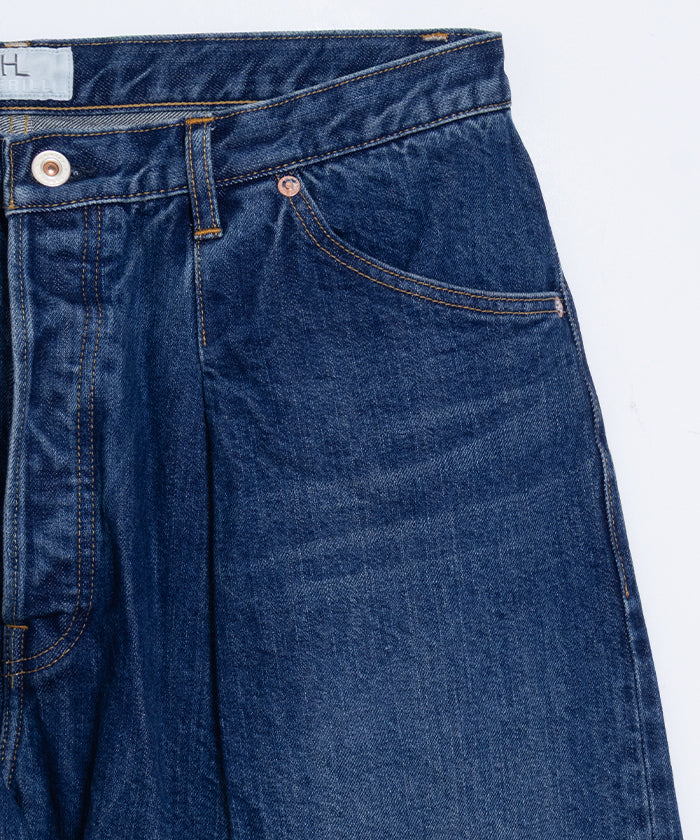 【HERILL】CIOTA DENIM 4PK - VINTAGE WORN / ヘリル シオタデニム 4ポケット インディゴヴィンテージ加工 2025AW 正規取扱店 神奈川 鎌倉 オンラインショップ 通販