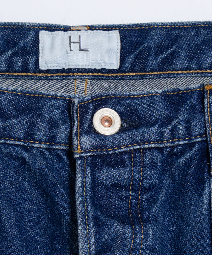 【HERILL】CIOTA DENIM 4PK - VINTAGE WORN / ヘリル シオタデニム 4ポケット インディゴヴィンテージ加工 2025AW 正規取扱店 神奈川 鎌倉 オンラインショップ 通販