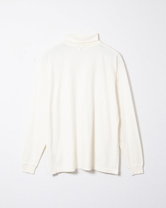 【HERILL】COTTONCASHMERE TURTLENECKS - OFFWHITE | ヘリル コットンカシミヤ タートルネック カットソー 2026aw 2026秋冬 正規取扱店 神奈川 鎌倉 ARZACH KAMAKURA オンラインショップ 通販