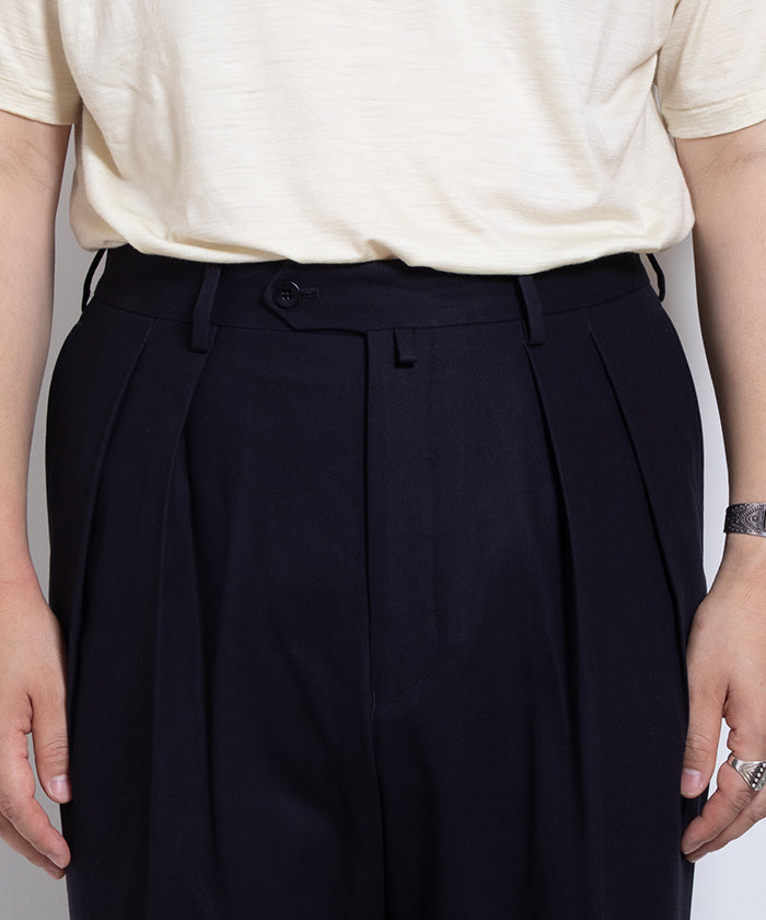 【NEAT】COTTON TWILL FLARE - NAVY / ニート コットンツイル フレア ネイビー 2025AW 2025秋冬 正規取扱店 神奈川 鎌倉 オンラインショップ 通販