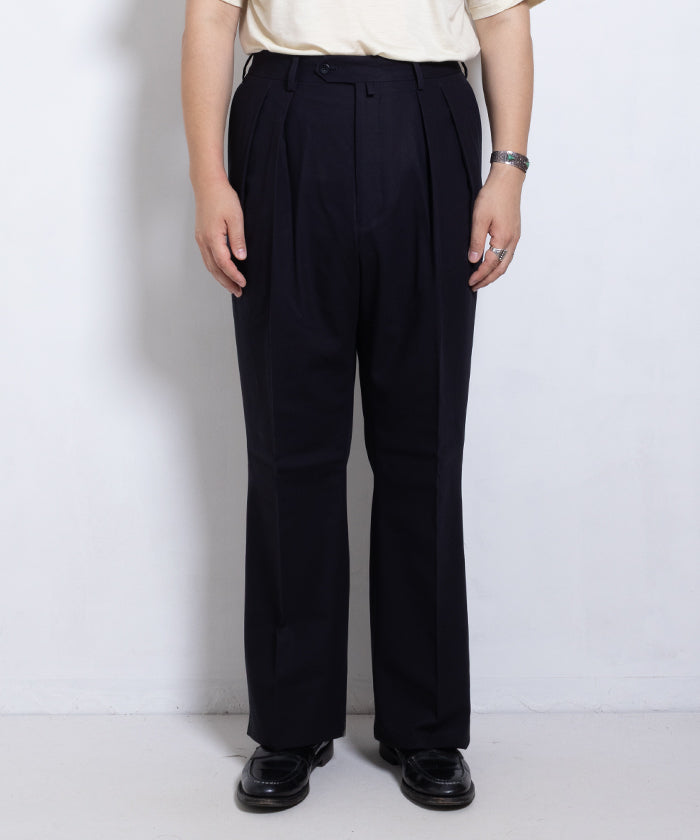 【NEAT】COTTON TWILL FLARE - NAVY / ニート コットンツイル フレア ネイビー 2025AW 2025秋冬 正規取扱店 神奈川 鎌倉 オンラインショップ 通販