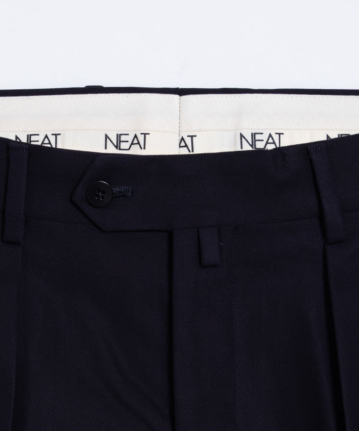 【NEAT】COTTON TWILL FLARE - NAVY / ニート コットンツイル フレア ネイビー 2025AW 2025秋冬 正規取扱店 神奈川 鎌倉 オンラインショップ 通販