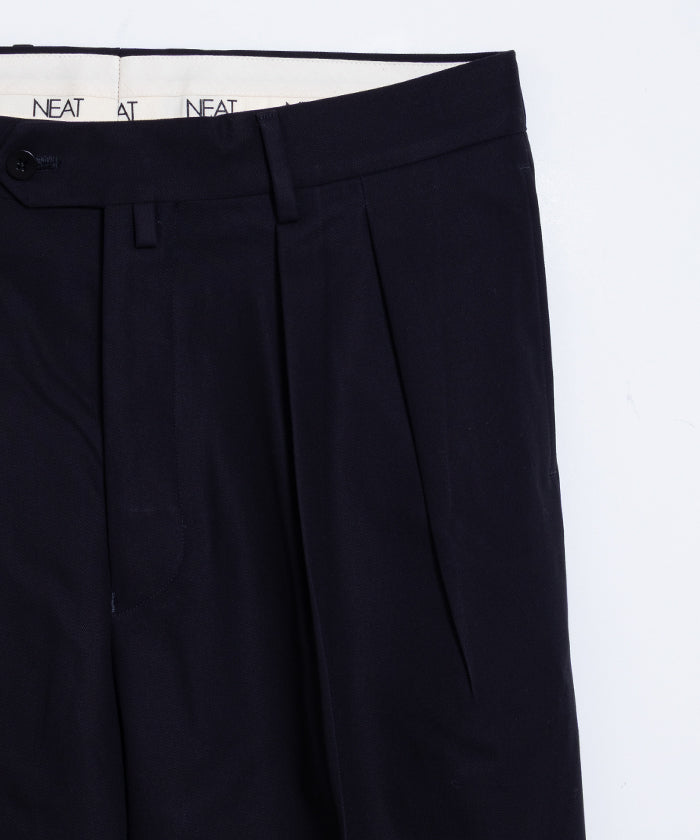 【NEAT】COTTON TWILL FLARE - NAVY / ニート コットンツイル フレア ネイビー 2025AW 2025秋冬 正規取扱店 神奈川 鎌倉 オンラインショップ 通販
