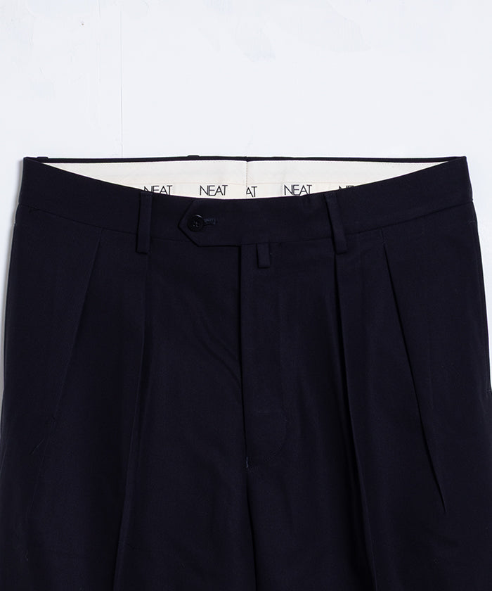 【NEAT】COTTON TWILL FLARE - NAVY / ニート コットンツイル フレア ネイビー 2025AW 2025秋冬 正規取扱店 神奈川 鎌倉 オンラインショップ 通販