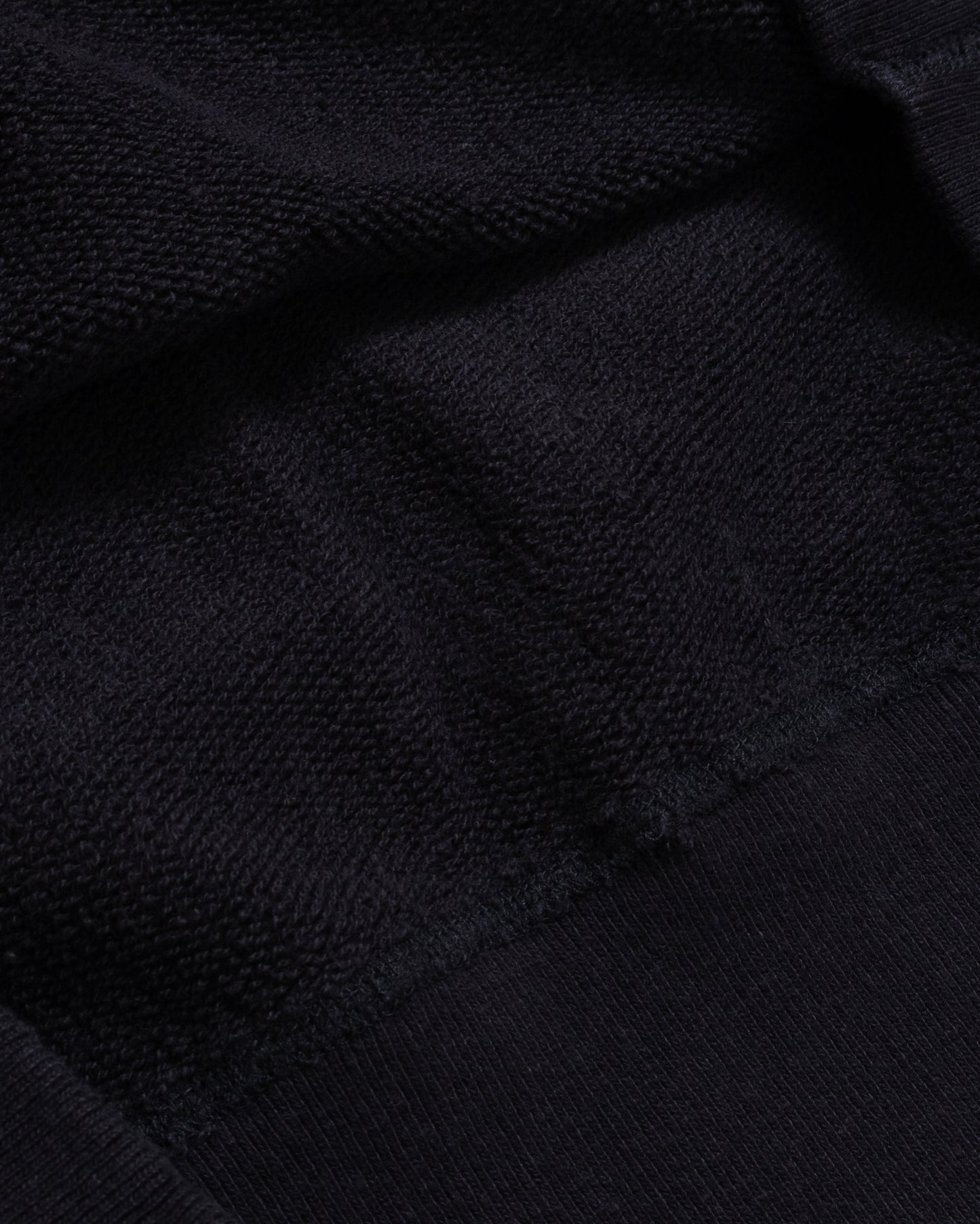 【HERILL】CREWNECK SWEATSHIRTS - BLACK / ヘリル クルーネック スウェットシャツ メンズ レディース 2026aw 2026秋冬 正規取扱店 神奈川 鎌倉 ARZACH KAMAKURA オンラインショップ 通販