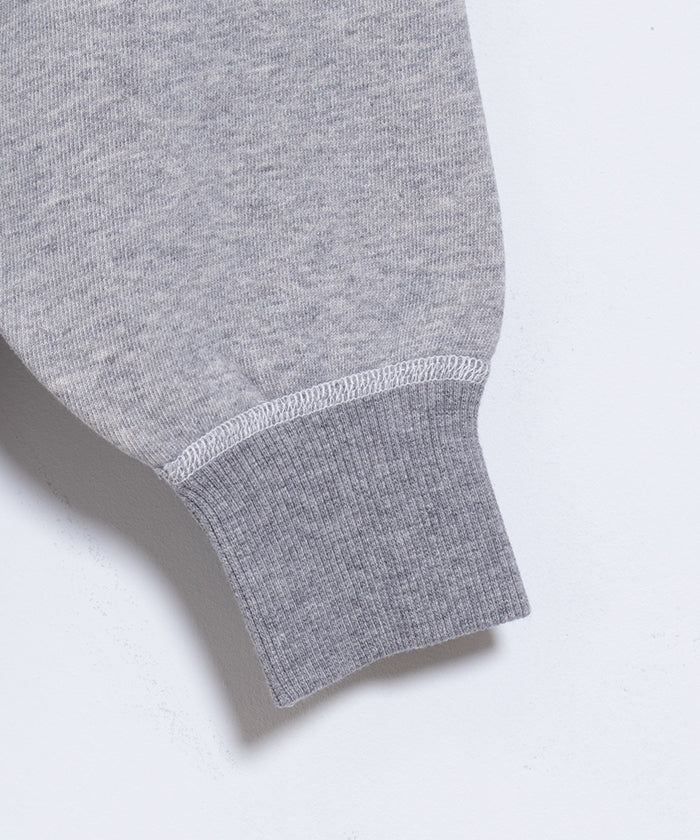 【HERILL】CREW NECK SWEAT SHIRTS - TOP GREY / ヘリル クルーネック スウェットシャツ トップグレー 2025AW 2025秋冬 正規取扱店 神奈川 鎌倉 オンラインショップ 通販