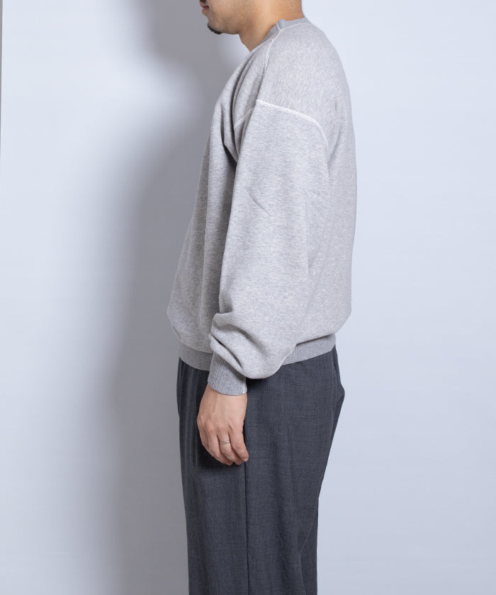 CREW NECK SWEAT SHIRTS - TOP GREY