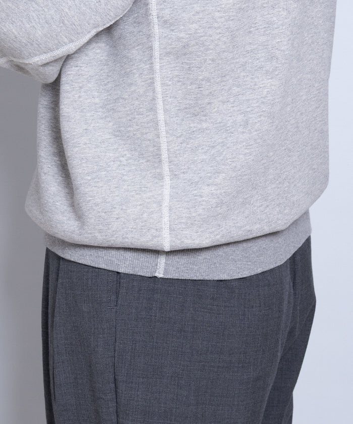 CREW NECK SWEAT SHIRTS - TOP GREY