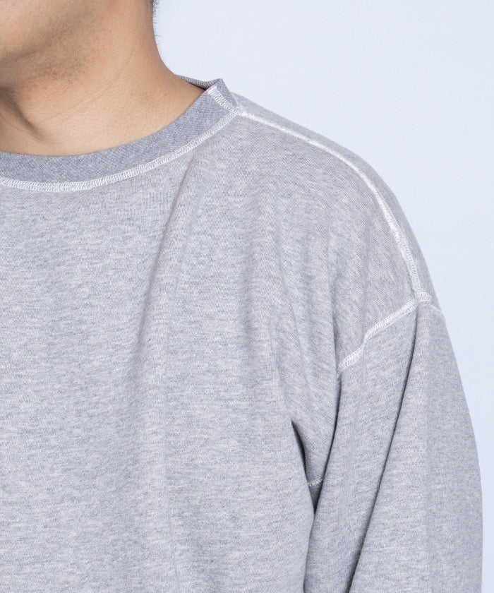 CREW NECK SWEAT SHIRTS - TOP GREY