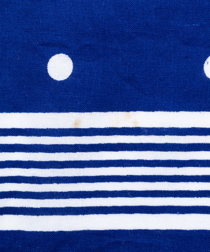 VINTAGE EURO BANDANA - NAVY / ユーロ ヨーロッパ バンダナ ドット ネイビー 紺 通販 オンラインショップ