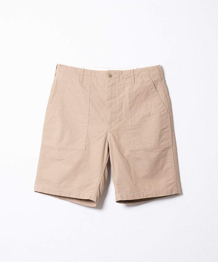 ENGINEERED GARMENTS】FATIGUE SHORT COTTON RIPSTOP - KHAKI
