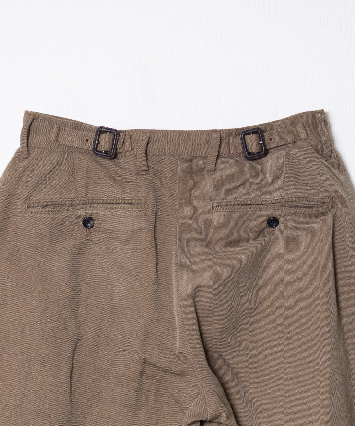 【AUBERGE】FELIX - BEIGE / オーベルジュ フェリックス テーパードパンツ ベージュ 2025AW 2025秋冬 正規取扱店 神奈川 鎌倉 オンラインショップ 通販