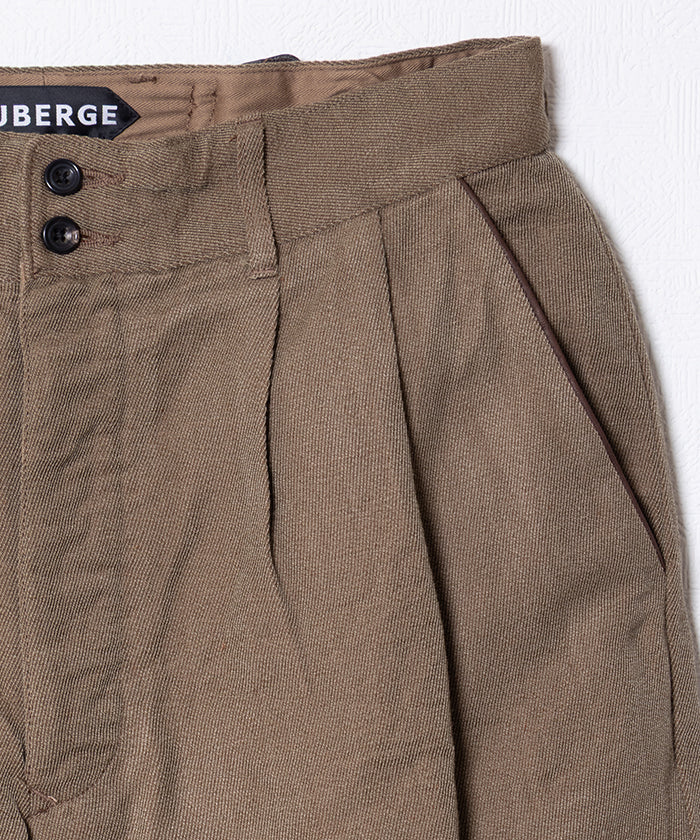【AUBERGE】FELIX - BEIGE / オーベルジュ フェリックス テーパードパンツ ベージュ 2025AW 2025秋冬 正規取扱店 神奈川 鎌倉 オンラインショップ 通販