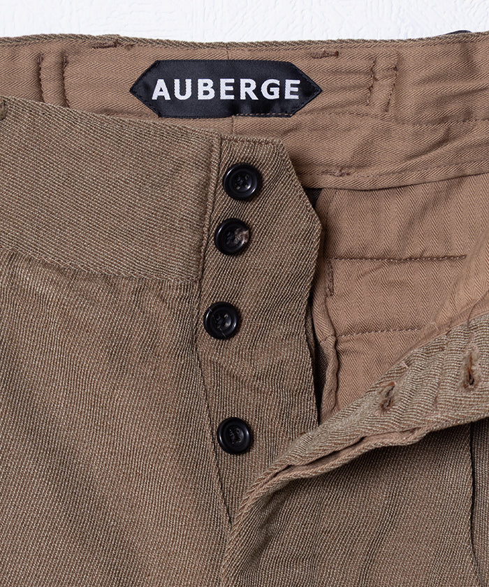 【AUBERGE】FELIX - BEIGE / オーベルジュ フェリックス テーパードパンツ ベージュ 2025AW 2025秋冬 正規取扱店 神奈川 鎌倉 オンラインショップ 通販