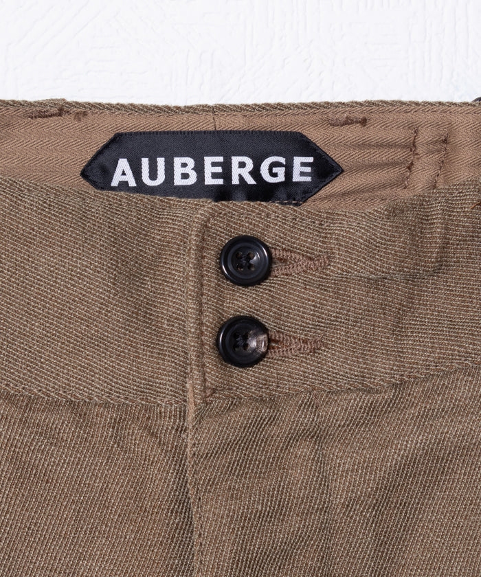 【AUBERGE】FELIX - BEIGE / オーベルジュ フェリックス テーパードパンツ ベージュ 2025AW 2025秋冬 正規取扱店 神奈川 鎌倉 オンラインショップ 通販