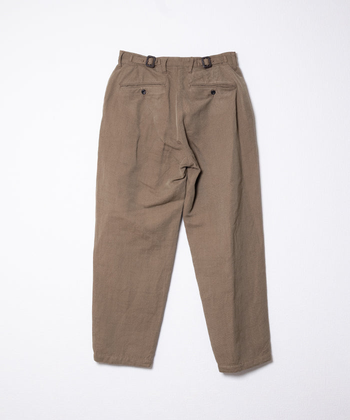 【AUBERGE】FELIX - BEIGE / オーベルジュ フェリックス テーパードパンツ ベージュ 2025AW 2025秋冬 正規取扱店 神奈川 鎌倉 オンラインショップ 通販