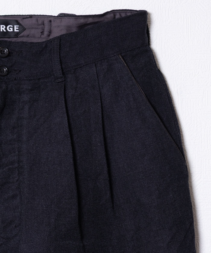 【AUBERGE】FELIX - NAVY / オーベルジュ フェリックス テーパードパンツ ネイビー 2025AW 2025秋冬 正規取扱店 神奈川 鎌倉 オンラインショップ 通販