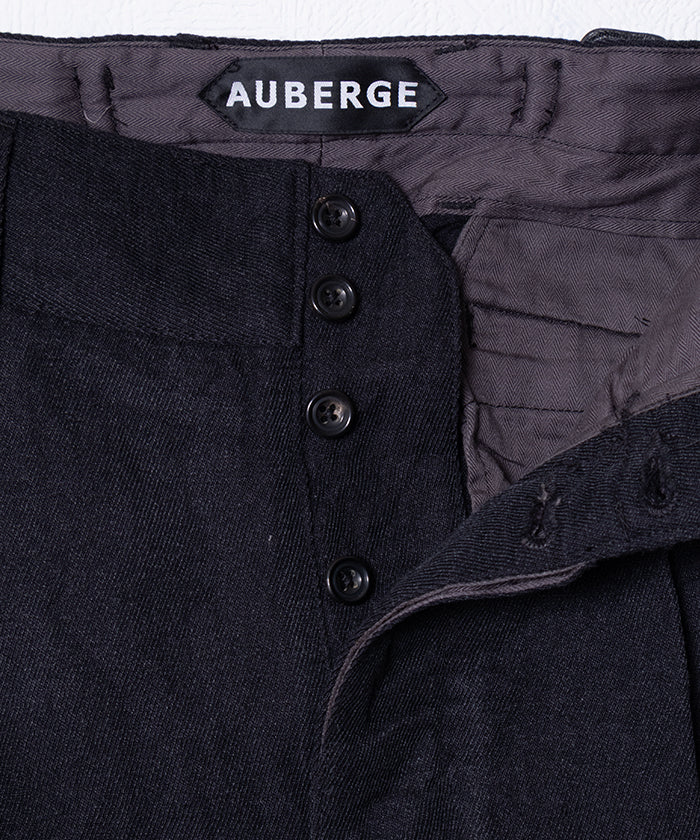 【AUBERGE】FELIX - NAVY / オーベルジュ フェリックス テーパードパンツ ネイビー 2025AW 2025秋冬 正規取扱店 神奈川 鎌倉 オンラインショップ 通販