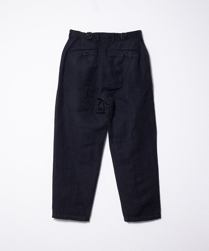 【AUBERGE】FELIX - NAVY / オーベルジュ フェリックス テーパードパンツ ネイビー 2025AW 2025秋冬 正規取扱店 神奈川 鎌倉 オンラインショップ 通販