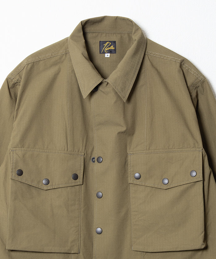 【Needles】FIELD JACKET COTTON RIPSTOP - OLIVE / ニードルズ フィールドジャケット コットン リップストップ オリーブ 2026SS 2026春夏 正規取扱店 販売店 神奈川 鎌倉 オンラインショップ 通販
