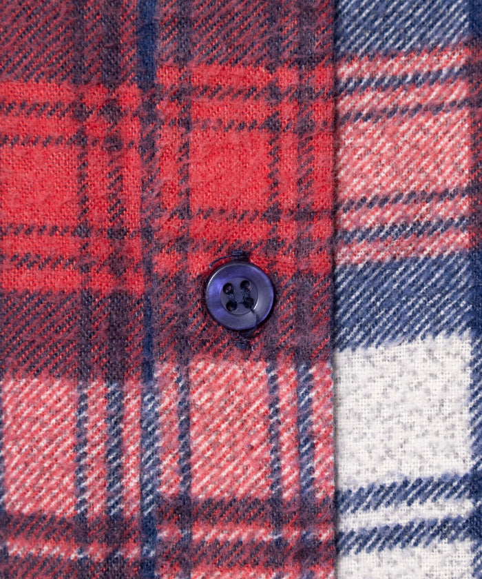 【Rebuild by Needles】FLANNEL SHIRT 7CUTS WIDE SHIRT / リビルド バイ ニードルズ フランネルシャツ 7カット ワイドシャツ 2025AW 2025秋冬 正規取扱店 神奈川 鎌倉 オンラインショップ 通販