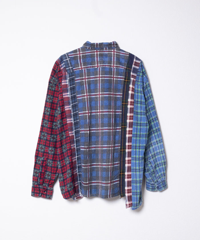 【Rebuild by Needles】FLANNEL SHIRT 7CUTS WIDE SHIRT / リビルド バイ ニードルズ フランネルシャツ 7カット ワイドシャツ 2025AW 2025秋冬 正規取扱店 神奈川 鎌倉 オンラインショップ 通販