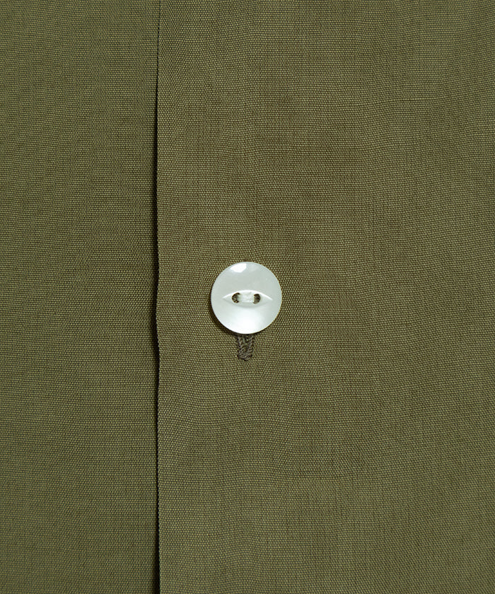 【Aloha Blossom】FOUNDATION SHORT SLEEVE - KHAKI / アロハブロッサム 半袖 レーヨン アロハシャツ カーキ 無地 2025SS 2025春夏 正規取扱店 神奈川 鎌倉 オンラインショップ 通販
