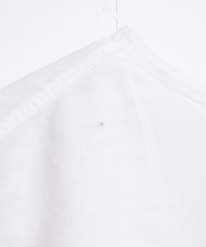 FRENCH ANTIQUE WHITE COTTON BLOUSE