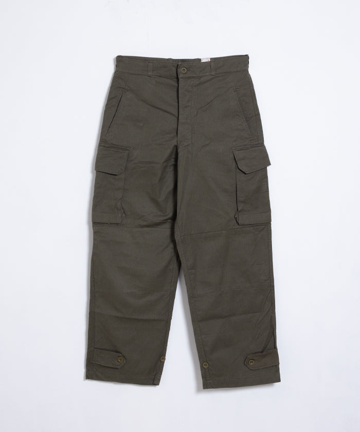 1950-60’s FRENCH ARMY FIELD CARGO PANTS M47 HBT FABRIC DEADSTOCK / フランス軍 M47 フィールド カーゴパンツ ヘリンボーンツイル デッドストック 23サイズ 実物 新古品 ヴィンテージ オンラインショップ 通販