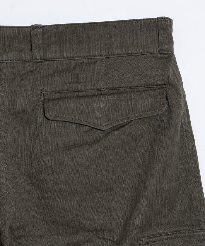 1950-60’s FRENCH ARMY FIELD CARGO PANTS M47 HBT FABRIC DEADSTOCK / フランス軍 M47 フィールド カーゴパンツ ヘリンボーンツイル デッドストック 23サイズ 実物 新古品 ヴィンテージ オンラインショップ 通販