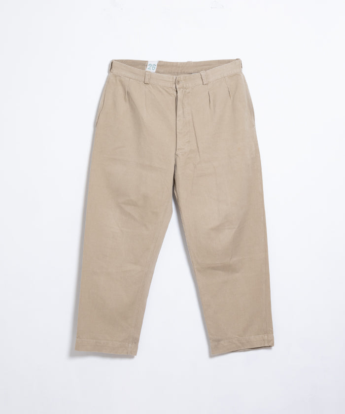 1950-60’s FRENCH ARMY M52 CHINO PANTS - 26 / フランス軍 M52 チノパンツ 26サイズ ビンテージ ヴィンテージ 古着 ミリタリーパンツ 通販 オンラインショップ 神奈川 鎌倉