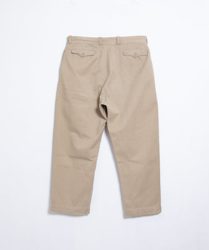 1950-60’s FRENCH ARMY M52 CHINO PANTS - 26 / フランス軍 M52 チノパンツ 26サイズ ビンテージ ヴィンテージ 古着 ミリタリーパンツ 通販 オンラインショップ 神奈川 鎌倉