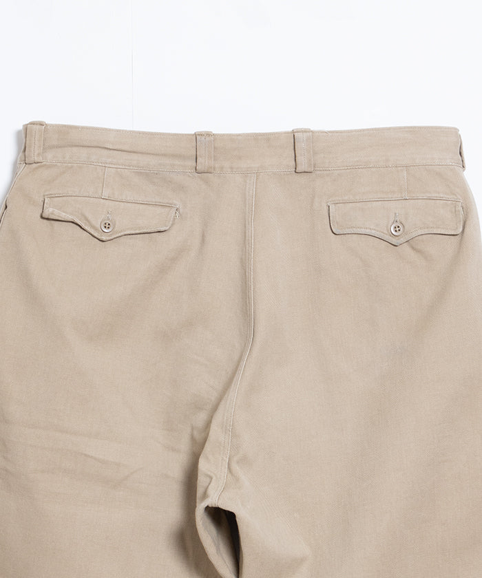 1950-60’s FRENCH ARMY M52 CHINO PANTS - 26 / フランス軍 M52 チノパンツ 26サイズ ビンテージ ヴィンテージ 古着 ミリタリーパンツ 通販 オンラインショップ 神奈川 鎌倉
