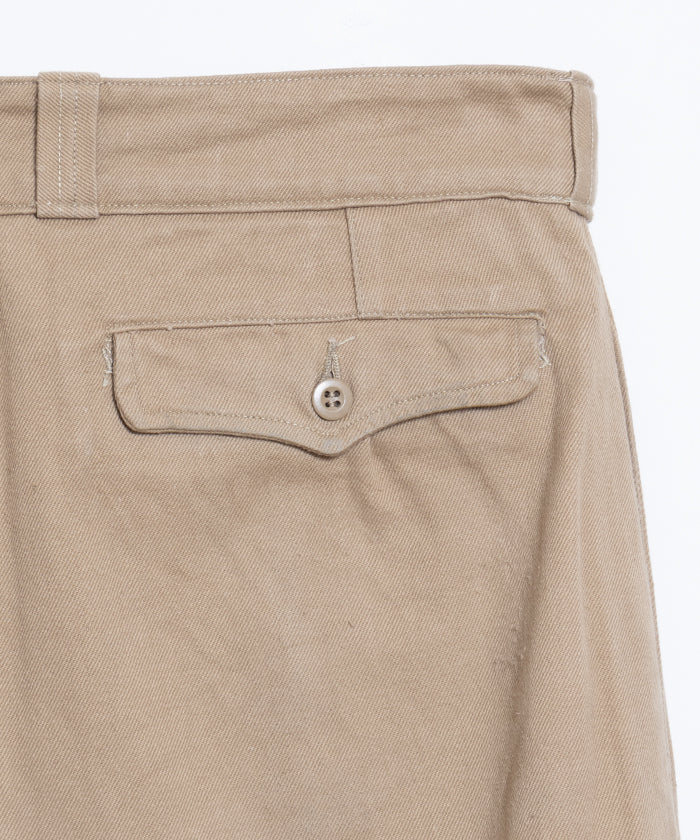 1950-60’s FRENCH ARMY M52 CHINO PANTS - 35 / フランス軍 M52 チノパンツ 35サイズ ビンテージ ヴィンテージ 古着 ミリタリーパンツ 通販 オンラインショップ 神奈川 鎌倉