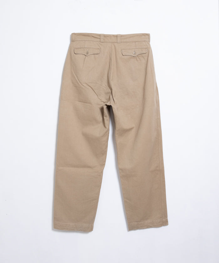 1950-60’s FRENCH ARMY M52 CHINO PANTS - 35 / フランス軍 M52 チノパンツ 26サイズ ビンテージ ヴィンテージ 古着 ミリタリーパンツ 通販 オンラインショップ 神奈川 鎌倉